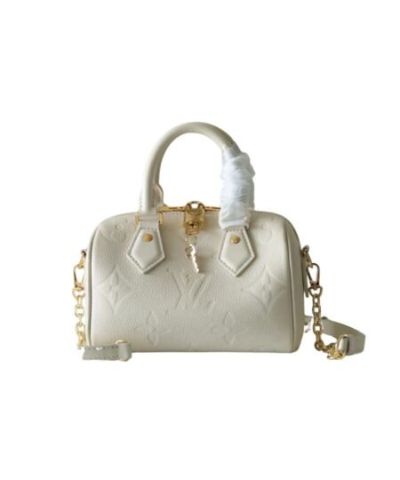 Louis Vuitton Speedy Bandouliere 20 White For Women 8.1in/20.6cm
