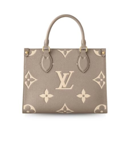 Louis Vuitton OnTheGo PM Tote Bag Monogram Empreinte Beige/Cream M45779