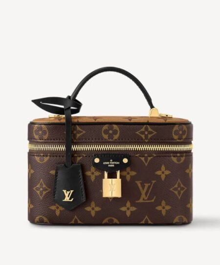 Louis Vuitton Vanity Chain Pouch Brown For Women 19cm / 7.5in M47125