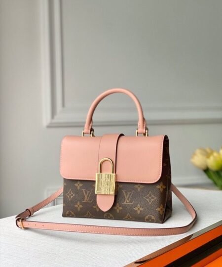 Louis Vuitton Locky BB Monogram Canvas Rose Poudre Pink For Women 7.9in/20cm LV M44080