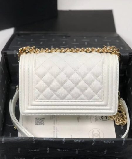 Alternative view of Chanel Boy Flapbag White For Women 7.9in/20cm