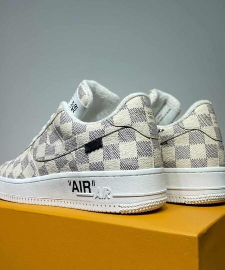 Alternative view of Louis Vuitton And Nike “Air Force 1” By Virgil Abloh Ivory For Men, Men’s Shoes
