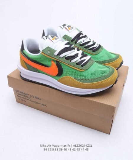 Nike LD Waffle sacai Green Multi Sneaker For Men, Men's Shoes