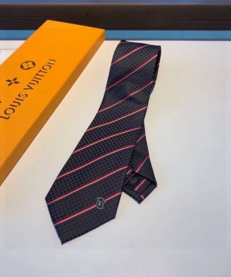 Louis Vuitton Ecu Tie Marine LV Men Tie M78755