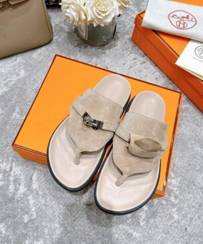 Hermes Empire Sandal Beige For Women, Women's Shoes H221075Z