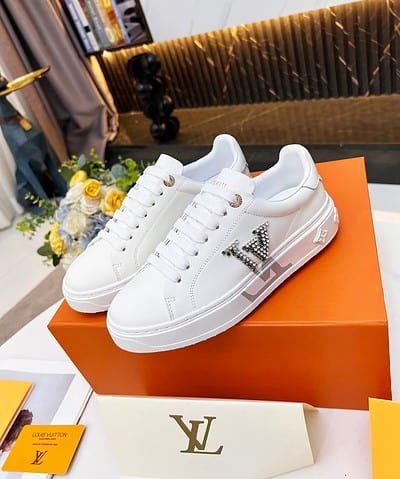 Louis Vuitton Women's Time Out Sneaker Sliver For Women LV 1A9Q2G
