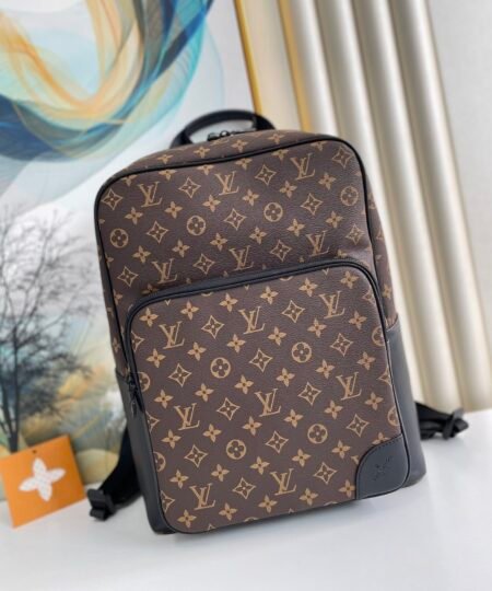 Louis Vuitton Dean Backpack Monogram Macassar Canvas For Men, Men's Bags 42cm LV M45335