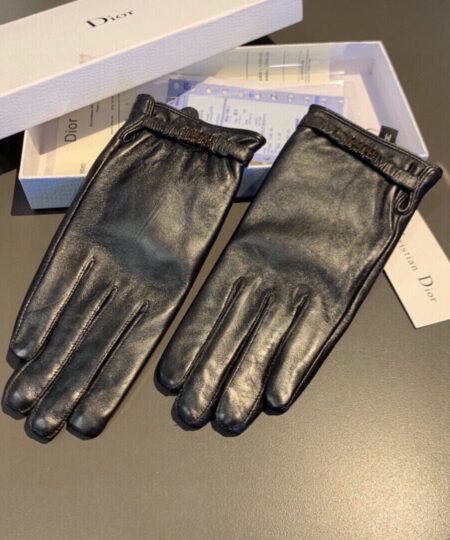Dior Gloves In Black