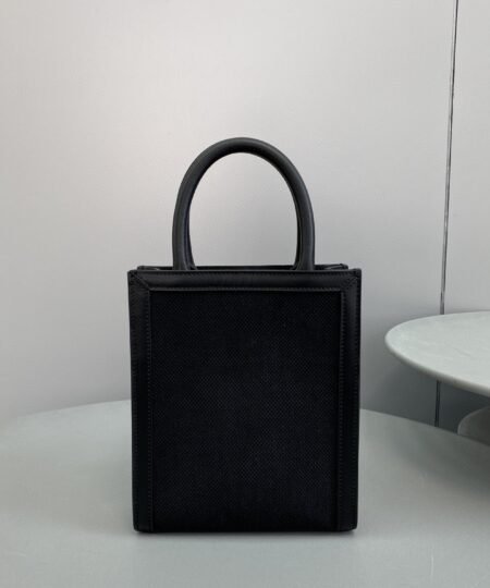 Alternative view of Celine Mini Vertical Cabas Celine In Textile With Celine Print Black For Women 8in/20cm