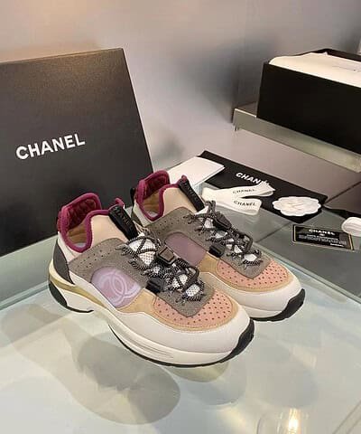 Chanel Women's Sneakers Beige For Women G39488 Y56142 K4944
