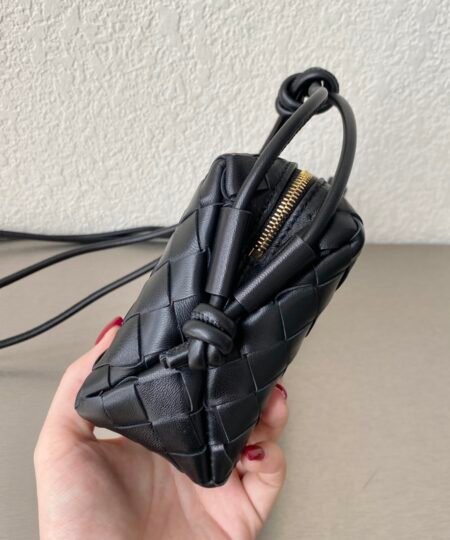 Alternative view of Bottega Veneta Mini Loop Camera Bag Black, For Women 6.7in/17cm 680254V1G118425