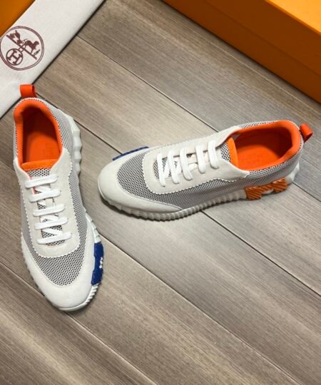 Hermes Bouncing Sneakers Orange For Men