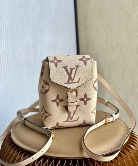 Louis Vuitton Tiny Backpack Monogram Empreinte Cream For Women, Women's Bags 19cm LV M80738