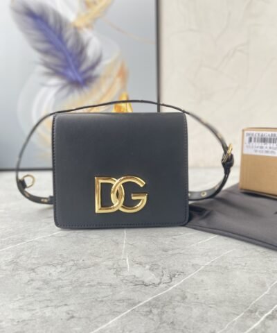 Dolce Gabbana Crossbody 3.5 Bag Grey For Women 6.9in/18cm DG