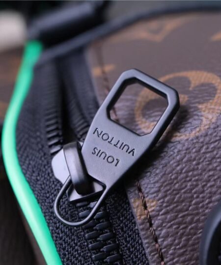 Alternative view of Louis Vuitton S-Lock Messenger Monogram Macassar By Virgil Abloh's Minty Green For Men, Men's Bags, Shoulder And Crossbody Bags 8.7in/22cm LV M46246