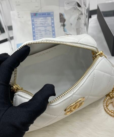 Alternative view of Chanel Bowling Mini White Bag For Women 11cm/4.3in