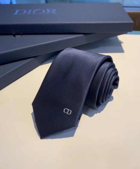 Alternative view of Dior 'CD ICON' Silk Tie Navy Blue Dior Men Tie