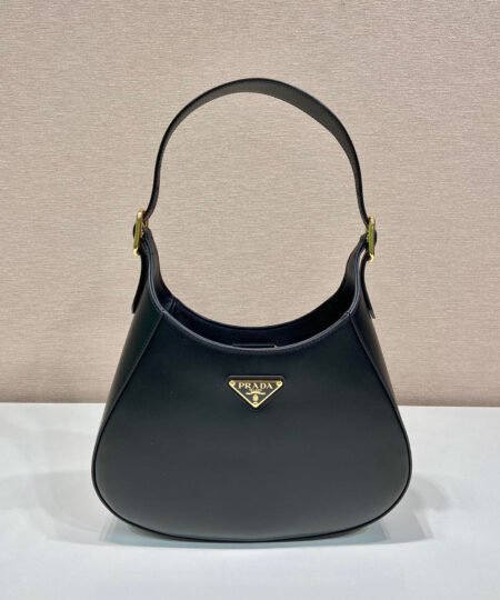 Alternative view of Prada Cleo Brushed Shoulder Bag In Black For Women10.6 in / 27 cm