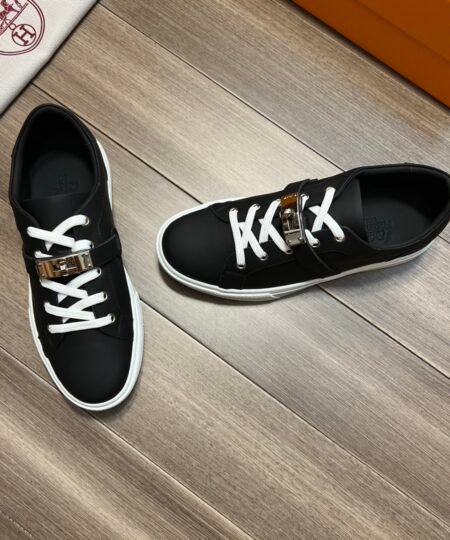 Hermes Casual Sneakers Black For Men