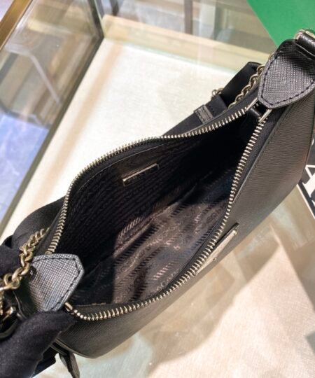 Alternative view of Prada Re-Edition 2005 Saffiano Leather Bag Black For Women, Women's Bags 8.6in/22cm 1NE204_R064_F0002