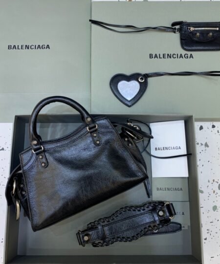Alternative view of Balenciaga Neo Cagole XS Handbag In Black, For Women, Women's Bags 10.2in/26cm 700940210B01000