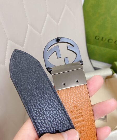 Alternative view of Gucci GG Marmont Reversible Belt Black, Women Belt
