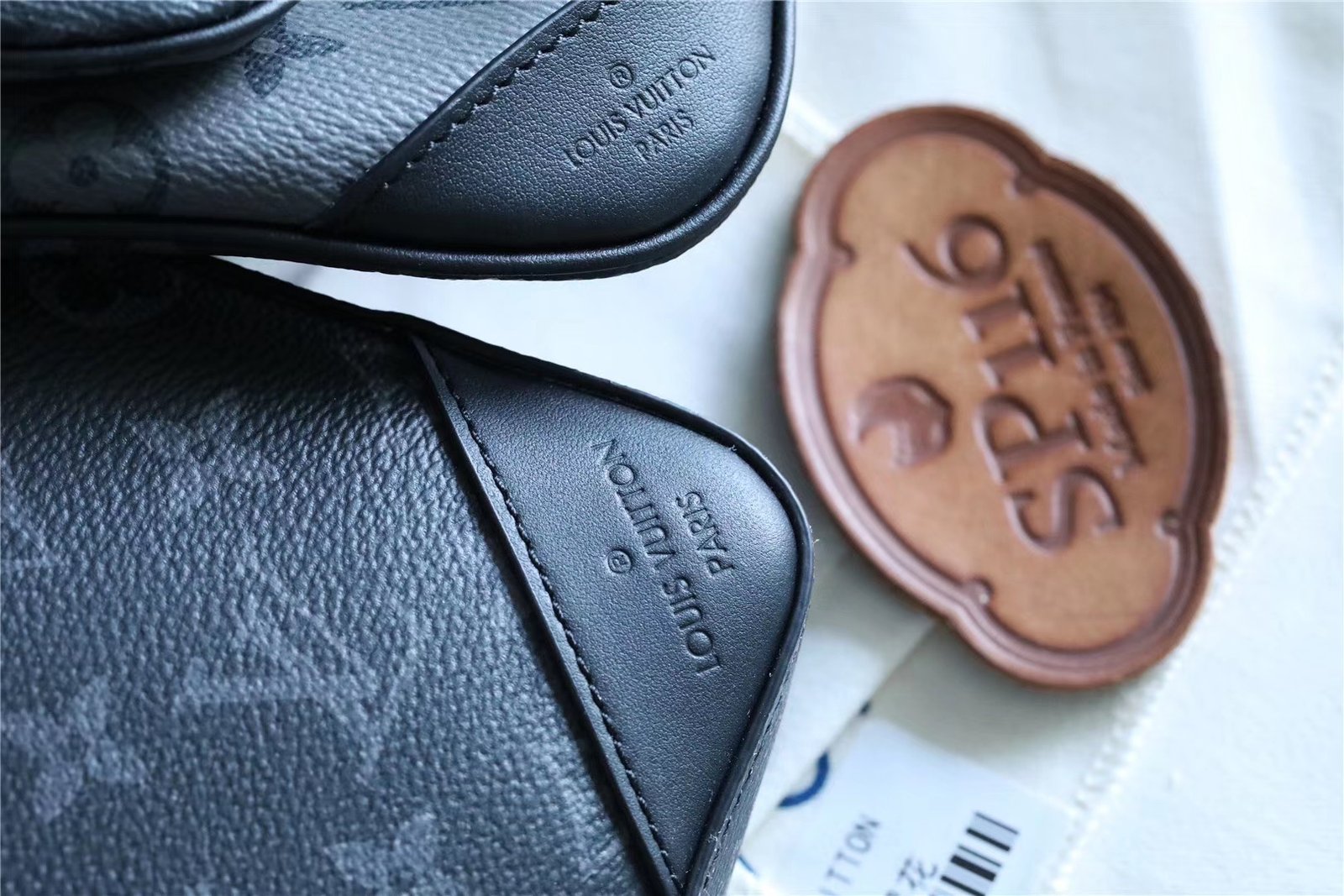 Louis Vuitton Trio Messenger Monogram Eclipse and Monogram Eclipse Reverse For Men, Men's Bags, Shoulder And Crossbody Bags 9.5in/25cm LV M69443 - Image 2