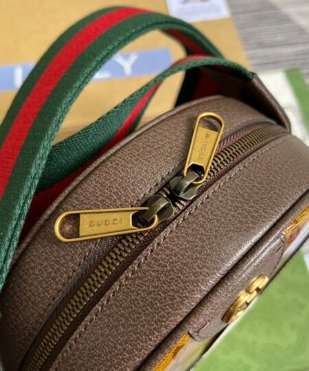 Alternative view of Gucci x Adidas Ophidia Small Shoulder Bag Brown For Women, Women's Bags 8.6in/22cm GG 702640 UVSKT 7268