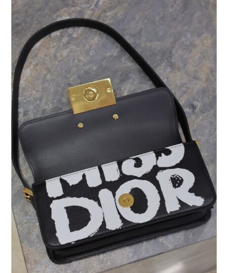 Alternative view of Miss Dior Flap Bag Black&White For Women 22cm/8.5in  - M2610UZCJ_M911