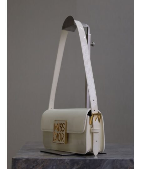 Alternative view of Miss Dior Flap Bag White For Women 22cm/8.5in