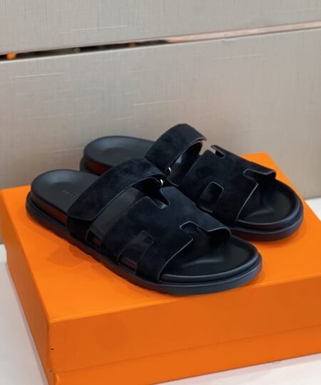 Hermes Takara Sandals Black For Men