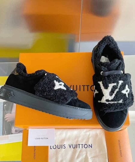 Louis Vuitton Women's Time Out Sneaker Black For Women LV 1AADTK