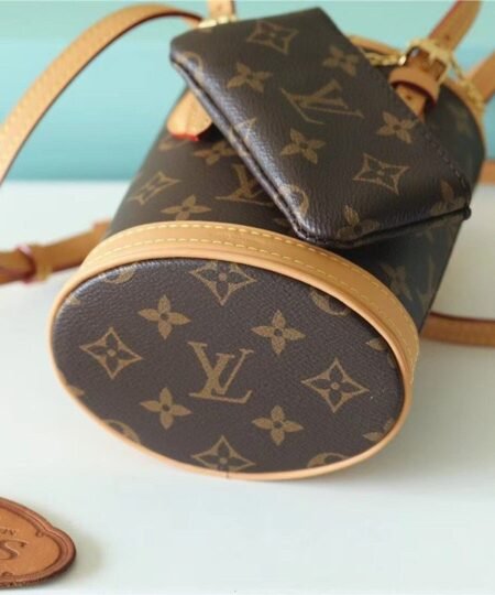 Alternative view of Louis Vuitton Nano Bucket Bag Monogram Canvas Brown For Women Brown 6.7in/17cm LV