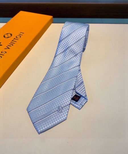 Louis Vuitton Ecu Tie Sky Blue LV Men Tie M78756