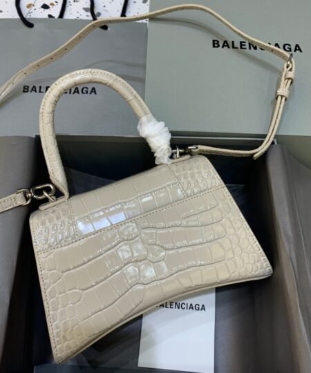 Alternative view of Balenciaga Hourglass Small Handbag In Beige, For Women, Women's Bags 9in/23cm