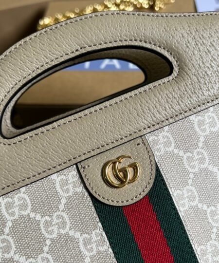 Alternative view of Gucci Ophidia Small Tote With Web Beige For Women, Women's Bags 10in/26cm GG