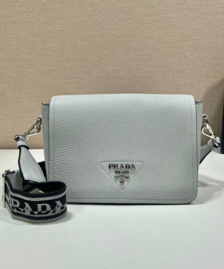 Prada Shoulder Bag Grey For Women, Women's Bags 9in/23cm 1BD314_2DKV_F010I_V_3OO