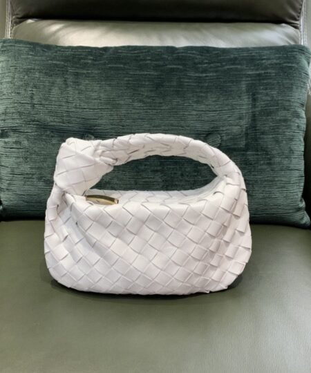 Bottega Veneta Mini Jodie Bag For Women 11in/28cm In Chalk 651876VCPP59143