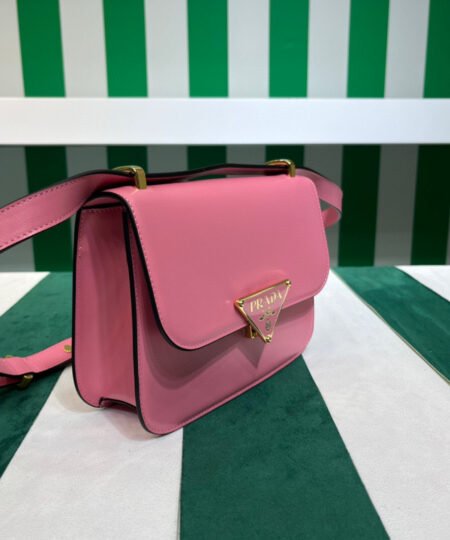 Alternative view of Prada Embl?me Shoulder Bag In Pink For Women 7.8in/20cm 1BD340_2A3A_F0ZCL_V_UTO