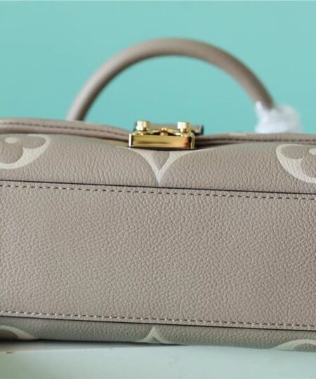 Alternative view of Louis Vuitton Madeleine BB Monogram Empreinte Dove Gray/ Creme Beige For Women, Women's Handbags, Shoulder and Crossbody Bags 9.4in/24cm LV