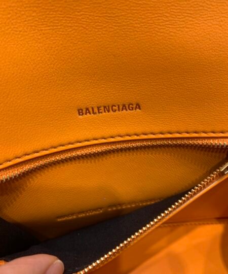 Alternative view of Balenciaga Hourglass Small Handbag In Orange, For Women, Women's Bags 9in/23cm
