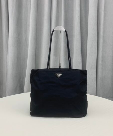 Prada Saffiano Tote Bag Black For Women, Women's Bags 14.5in/37cm