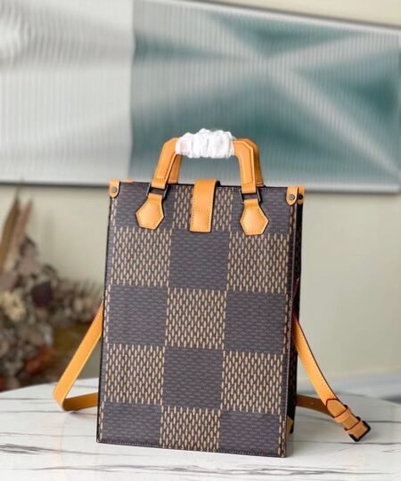 Alternative view of Louis Vuitton Nigo Mini Tote Bag Damier Ebene And Monogram Canvas For Women, Women's Bags, Shoulder And Crossbody Bags 13.8in/35cm LV N40355
