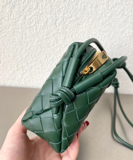 Alternative view of Bottega Veneta Mini Loop Camera Bag Dark Green, For Women 6.7in/17cm