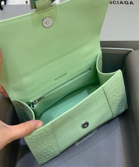 Alternative view of Balenciaga Hourglass Small Handbag In Light Green, For Women, Women's Bags 9in/23cm