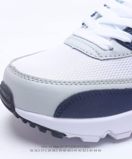 Alternative view of Nike Air Max 90 Pure Platinum Blue Void Sneaker For Men, Men's Shoes