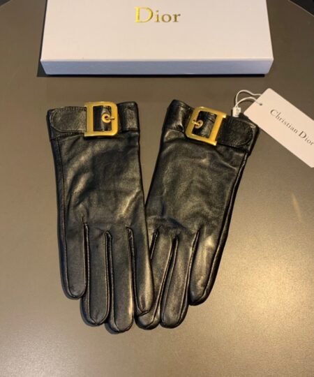 Dior Gloves In Black