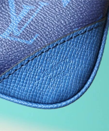 Alternative view of Louis Vuitton Trio Messenger Monogram Canvas And Taiga Cobalt Blue For Men, Men's Bags, Shoulder And Crossbody Bags 9.5in/25cm LV M30848