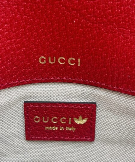 Alternative view of Gucci x Adidas Horsebit 1955 Mini Bag Red For Women, Women's Bags 8.1in/21cm GG 658574 U3ZDG 6563