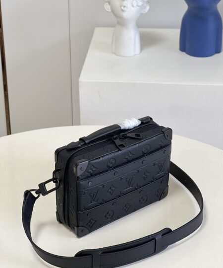 Alternative view of Louis Vuitton Handle Soft Trunk Black Taurillon Monogram For Men, Men's Bags 8.5in/22cm LV M59163